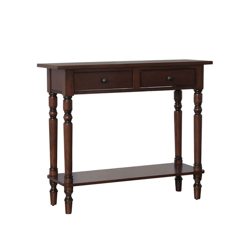 Jeln Traditional 38-inch Wood 1-Shelf Console Table by Furniture of America
