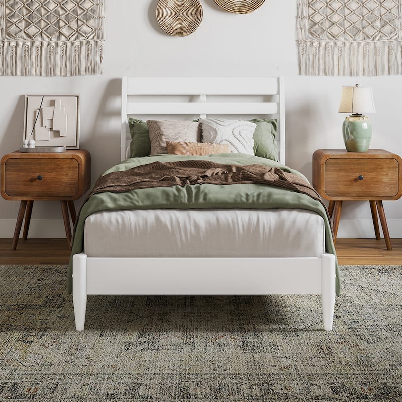 Savannah Solid Wood Low Profile Platform Bed