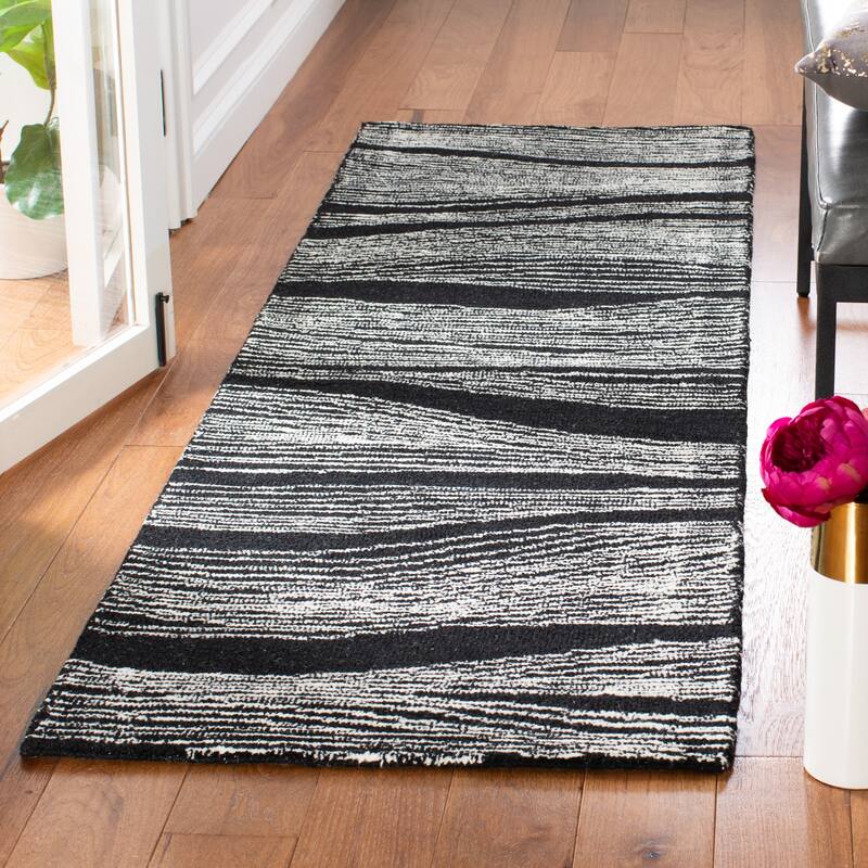 SAFAVIEH Handmade Metro Fetnete Modern Abstract Wool Rug