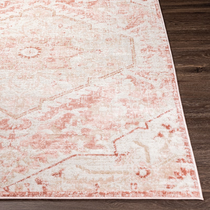 Livabliss Raelene Traditional Medallion Area Rug