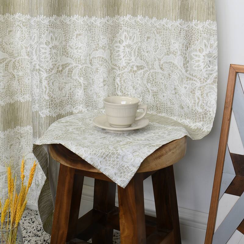Home Soft Things Emma Printed 2 Piece Curtain Set