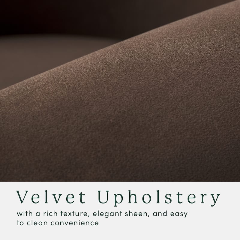 Modern Upholstered Swivel Barrel Accent Chair