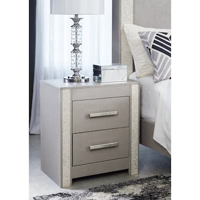 Signature Design by Ashley Surancha Gray Nightstand