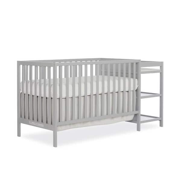 slide 2 of 9, Dream On Me Synergy 5-in-1 Convertible Crib And Changer Pebble Grey