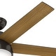 preview thumbnail 4 of 10, Hunter 52" Anslee Ceiling Fan with LED Light and Pull Chain, Modern, Transitional
