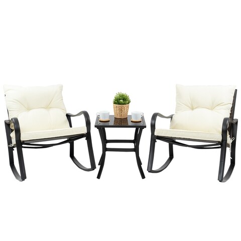 Kozyard Blue Metal 2 - Person Seating Group with Cushions