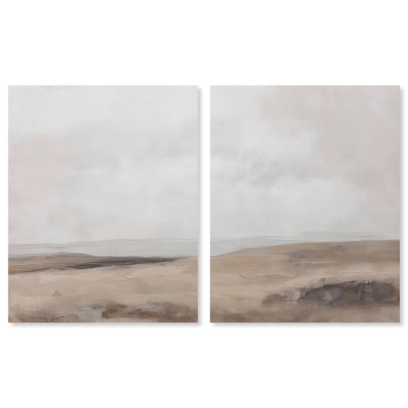 Quietude II Canvas Set of 2 by Art Remedy, Gallery Wrapped - 30" x 36"