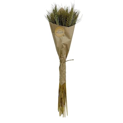 Wheat Grass Artificial Plant in Wrap - 23.5" - Moss Green