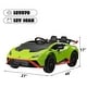 preview thumbnail 4 of 7, 12V Licensed Lamborghini Ride-On Car for Kids with Remote Control, Music Player & LED Lights