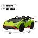 preview thumbnail 5 of 7, Licensed Lamborghini, 12V Battery Powered Ride On Car for Kids, Green