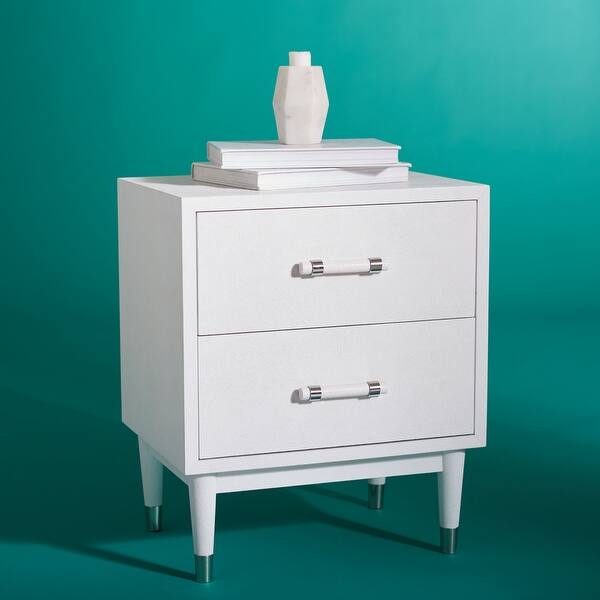 Safavieh Couture Jodie Faux Shagreen Nightstand Overstock 33302571