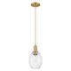 Option Brushed Brass / Clear Shade