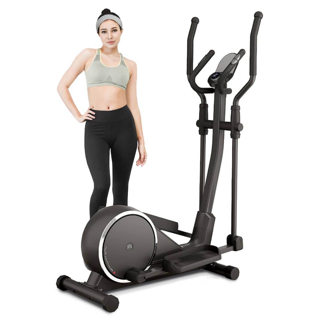 Home Mini Compact Elliptical Trainer with Smart LED Display