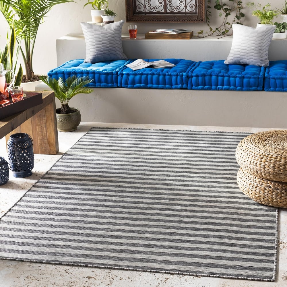 Kermie Country Stripe Indoor / OutdoorArea Rug