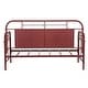 preview thumbnail 23 of 41, Vintage Series Distressed Metal Twin Metal Day Bed - Antique White