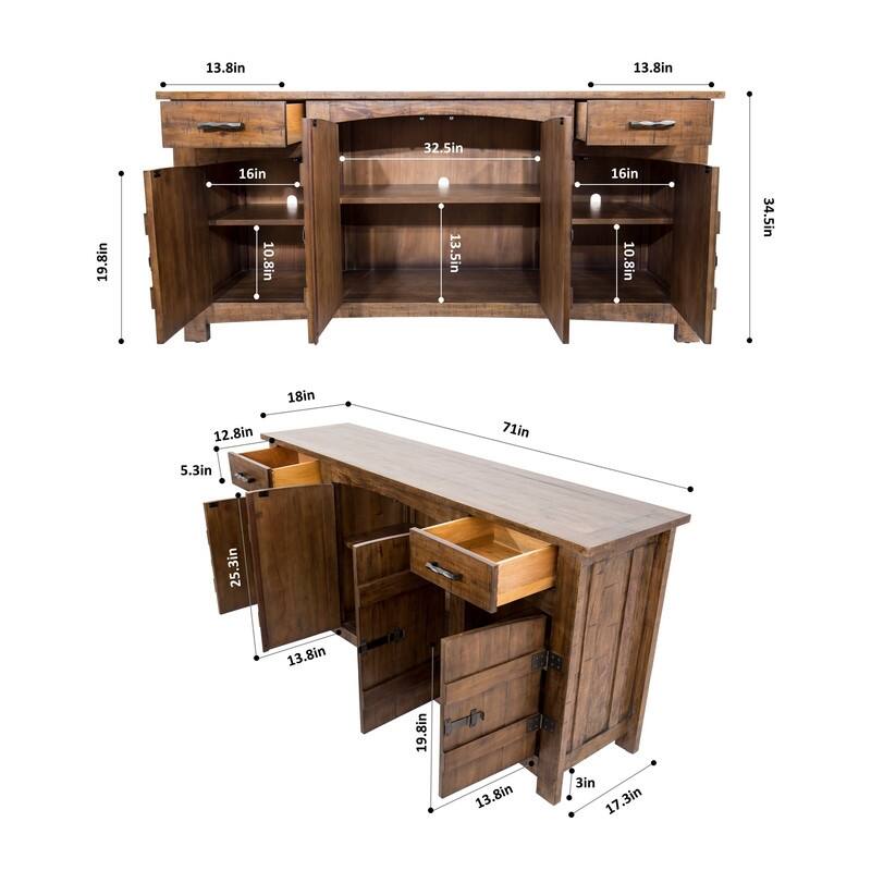 Hudson Dark Antique Bronze Large Cabinet