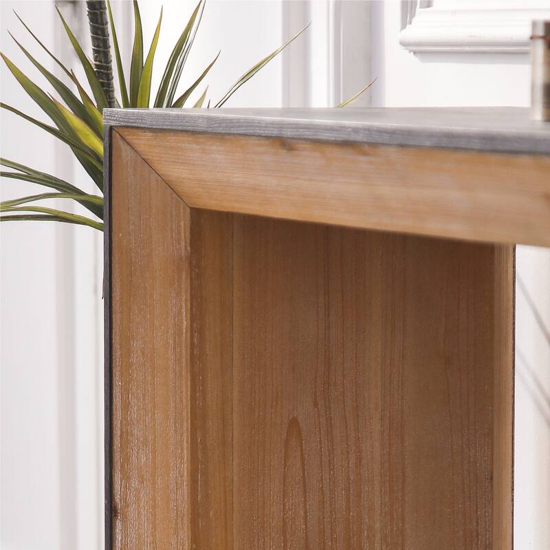 Black/Natural Wooden Console Table Narrow Entryway Table Modern Couch Table Small Entry Way Tables,Easy Assembly