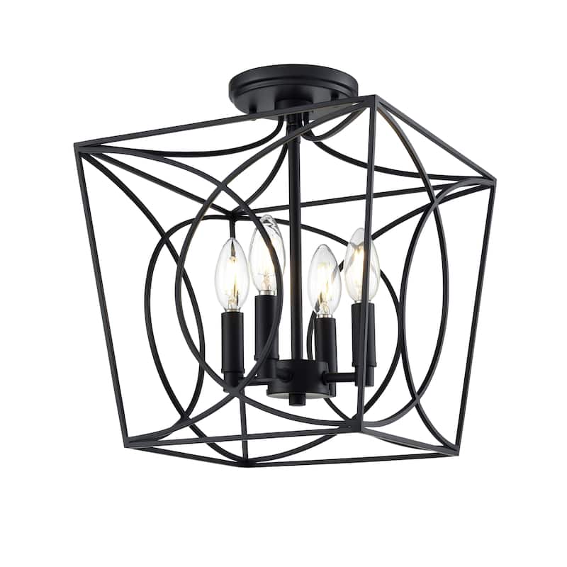 Tracy 4-Light Semi-Flush Ceiling Mount