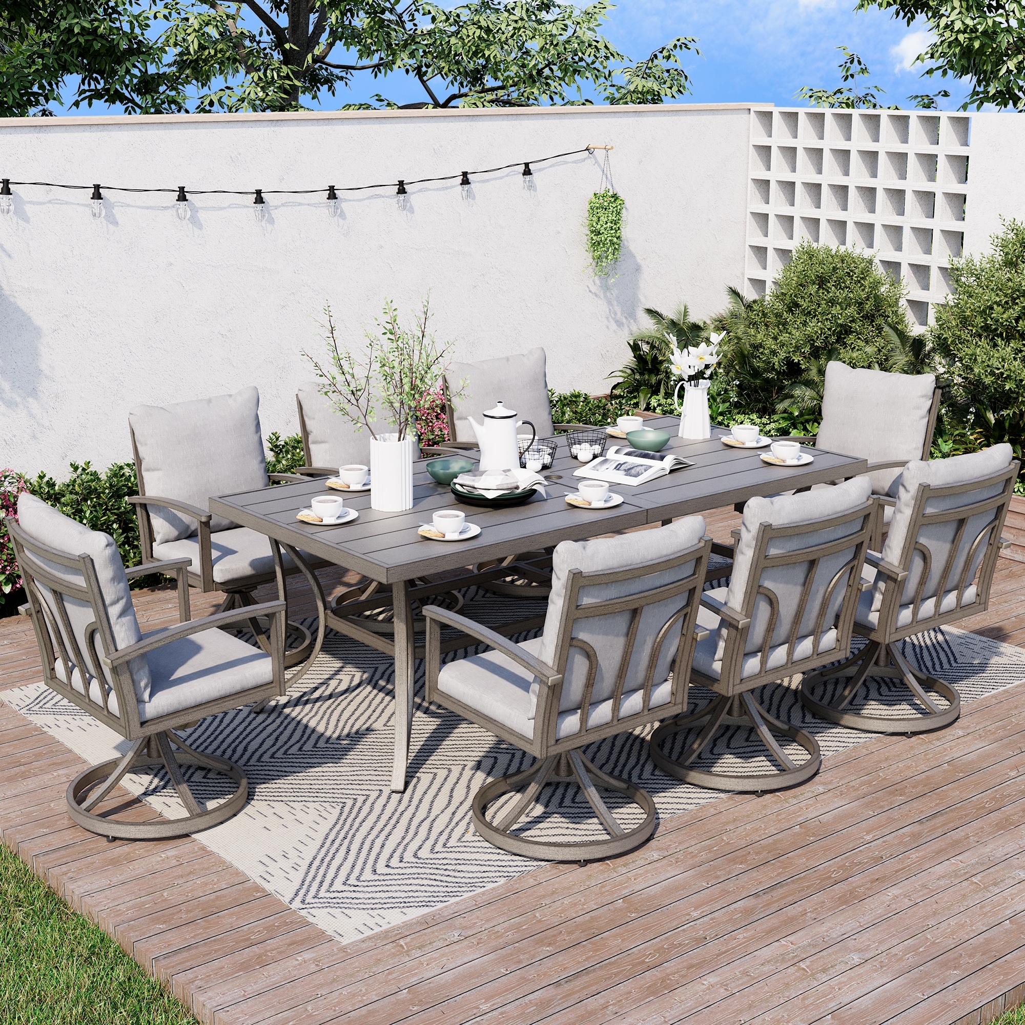 Santa rosa 6 piece shop outdoor dining set