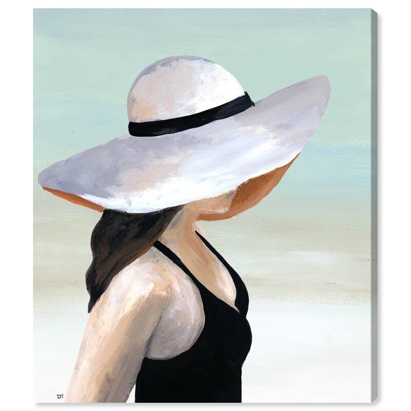 Wynwood Studio 'Island Breeze' Fashion and Glam Wall Art Canvas Print Accessories - White, Black
