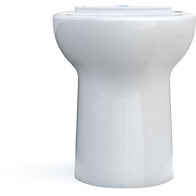 TOTO Drake Elongated Universal Height Tornado Flush Toilet Bowl with