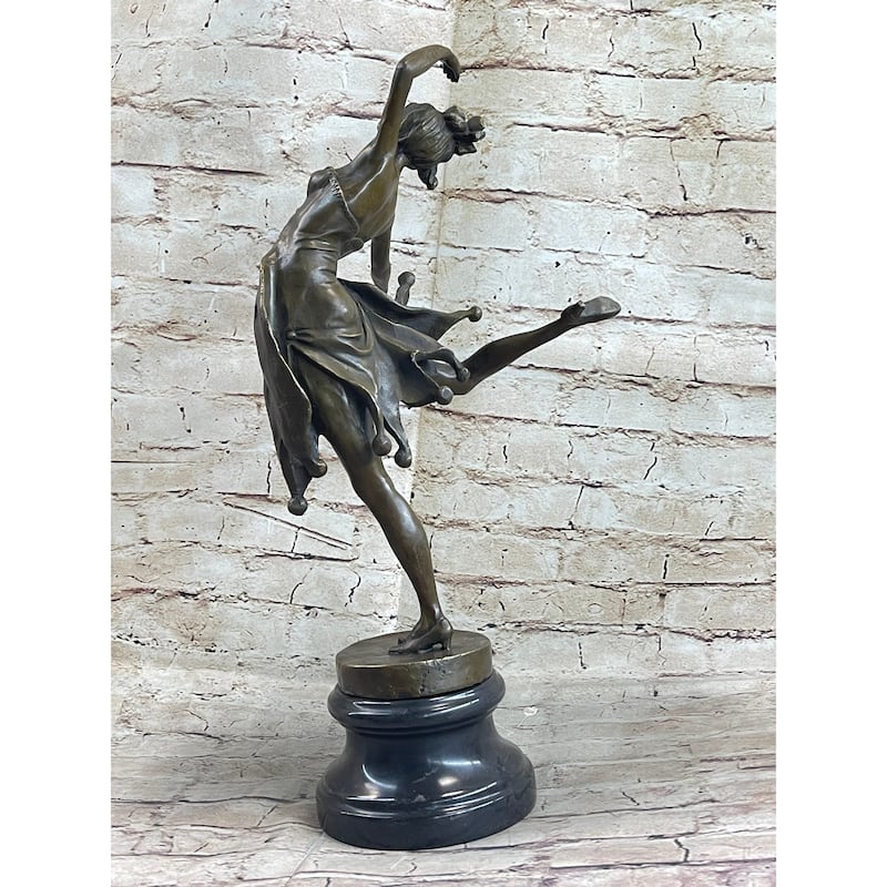 Handmade Bronze Sculpture Museum Quality Dancer By Zach Masterpiece Figurine