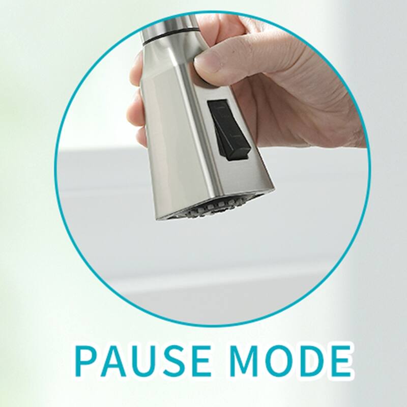 Single-Handle Touchless Kitchen Faucet with Pull Down Sprayer