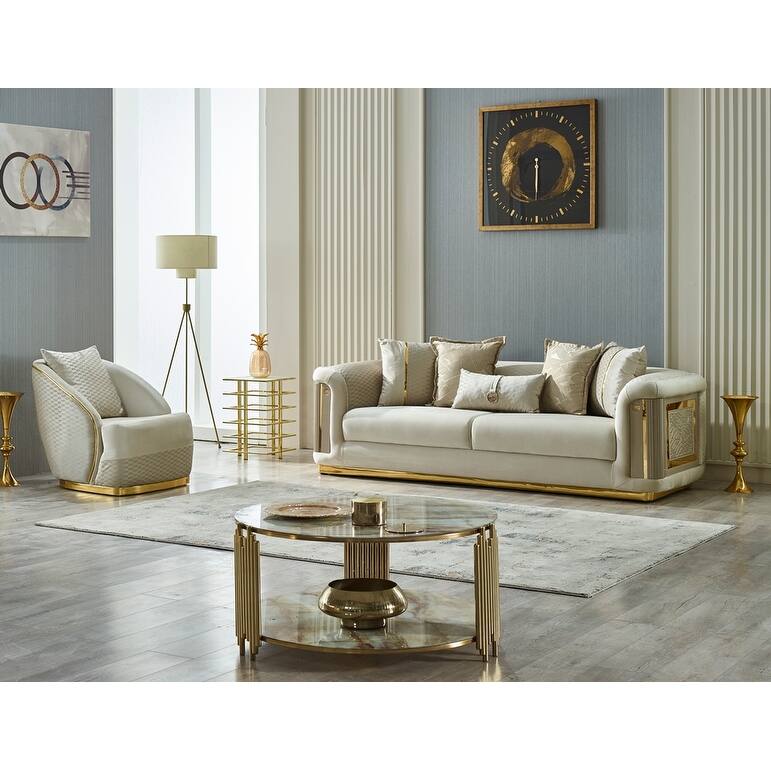 Enis 2-piece Living room Set 1 Sofa & 1 Chair