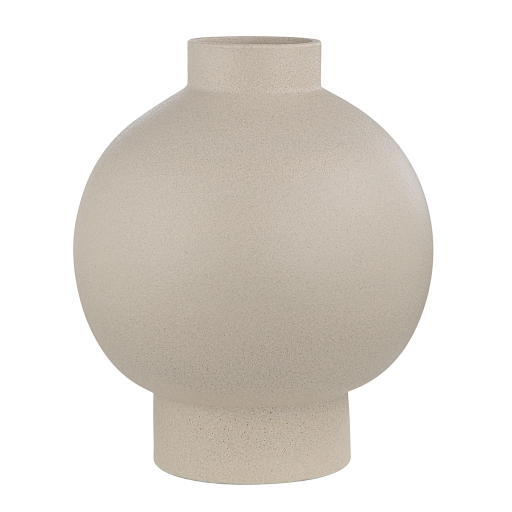 Renwil Lamoureux Indoor Ceramic Vase, Textured Matte Ivory