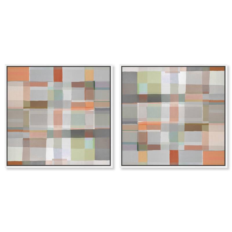 Pink Sneaker and Headphones Canvas by Art Remedy - 12" x 12" - White