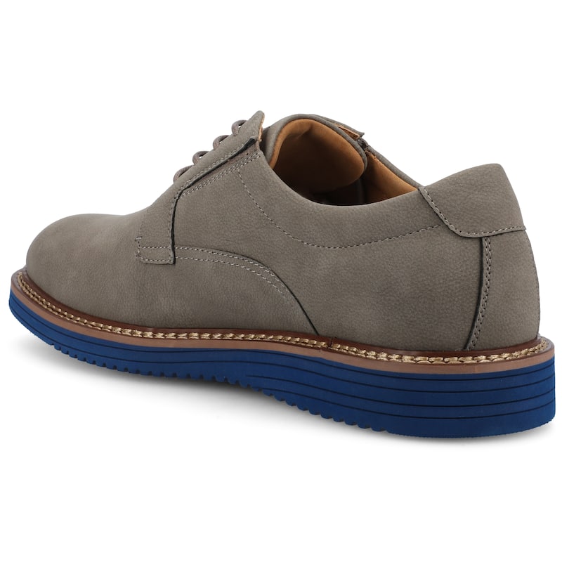 Vance Mens Killian Medium and Wide Width Plain Toe Casual Hybrid Dress Shoe