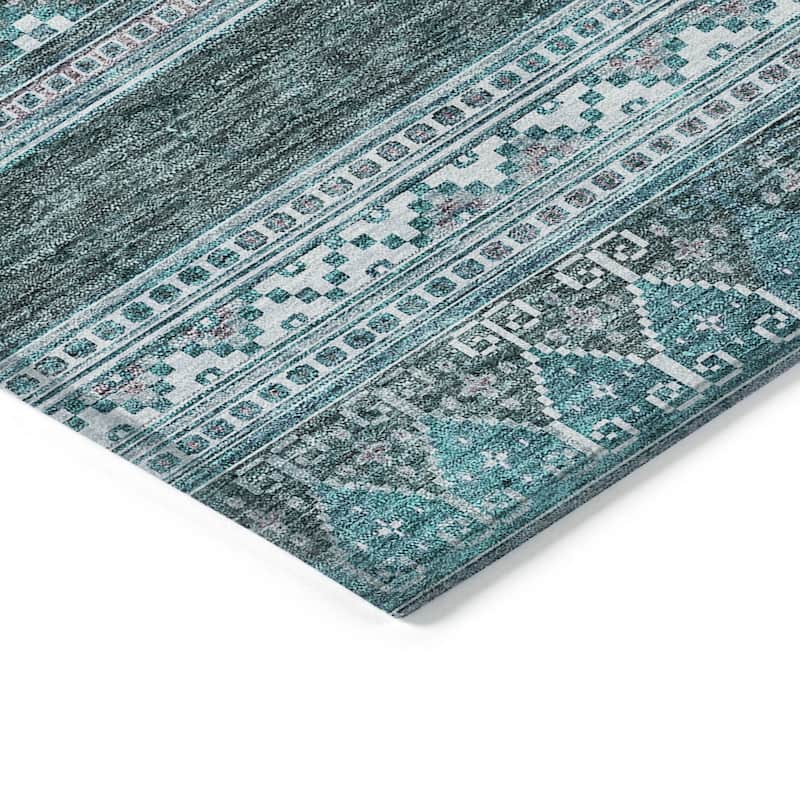 HomeRoots Southwestern Transitional Rectangle Outdoor Rug