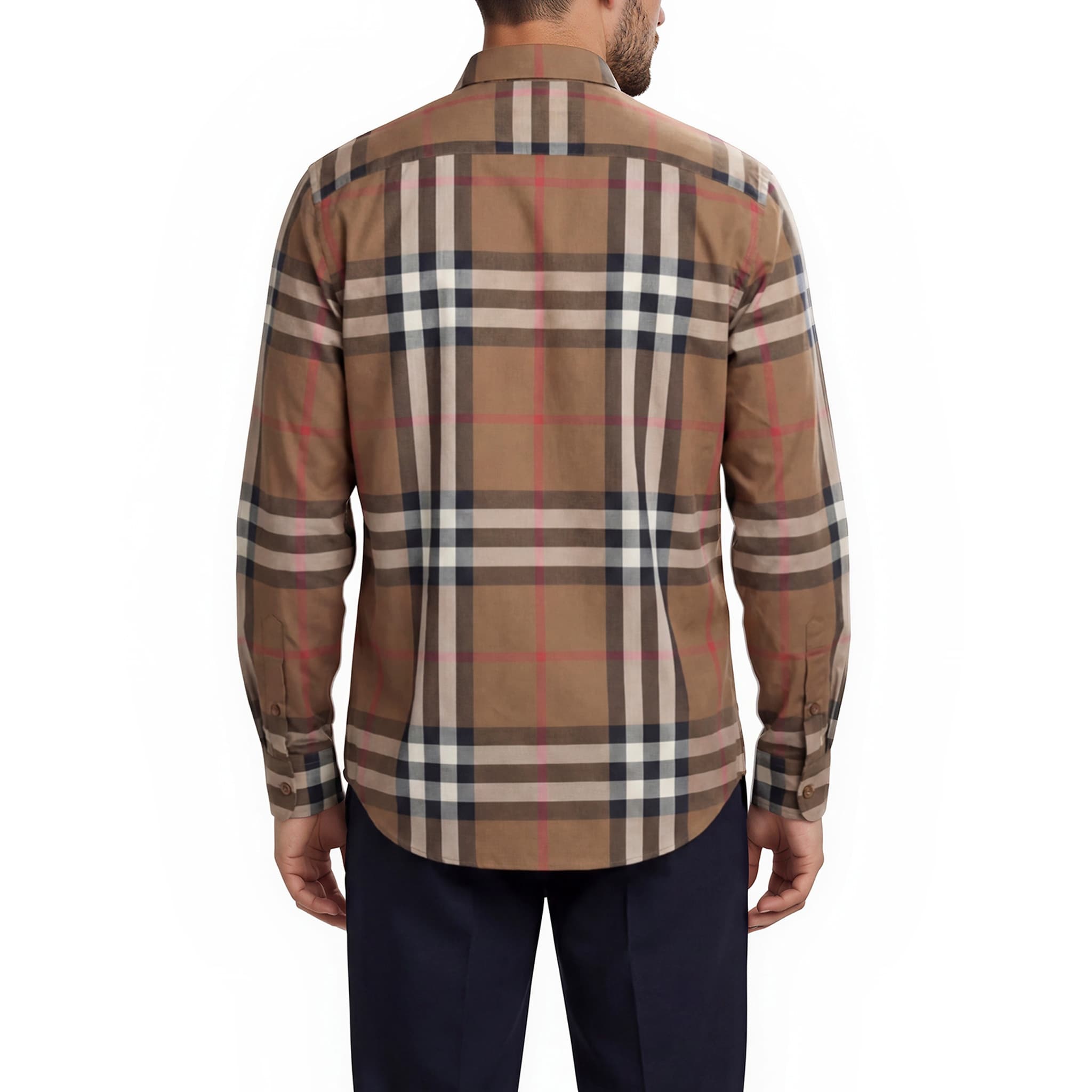 Burberry Men's Claverdon Check Shirt - Overstock - 43579914 Burberry Men's Claverdon Check Shirt - Overstock - 43579914