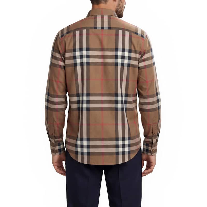 Burberry Men's Claverdon Check Shirt - Overstock - 43579914