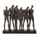 preview thumbnail 4 of 8, Allan Andrews Bronze Resin Abstract Line Up Sculpture