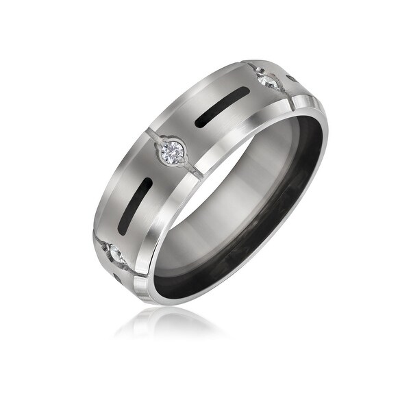 Bling Jewelry Mens Anium Wedding Band Ring Imitation Resin Bling Jewelry Mens Anium Wedding Band Ring Imitation Resin Inlay 7mm