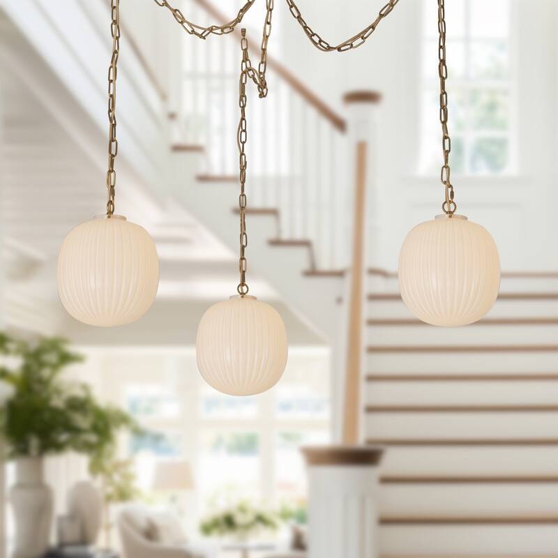 Alora Lighting MP579712 Cherise 3 Light 12" Wide Multi Light Pendant