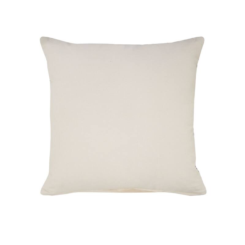 24" Gray and White Paisley Square Throw Pillow