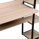 preview thumbnail 7 of 6, Nestfair Home Office Desk with Storage Shelves