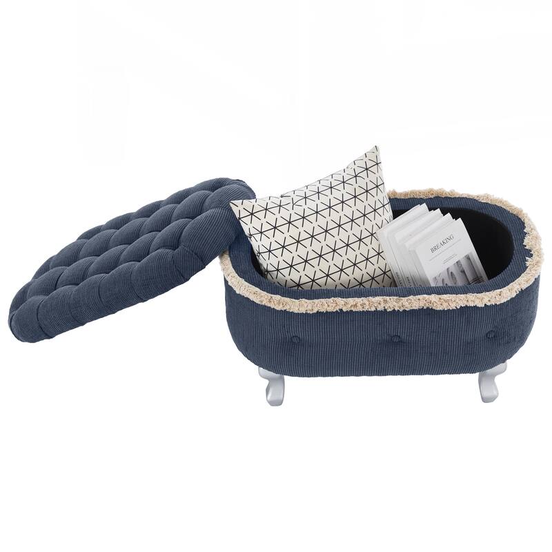 Storage Benches, End of Bed Bench with Button-Tufted