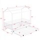 preview thumbnail 4 of 12, Twin Size House Bed with Semi-enclosed Fence and Twin Size Trundle