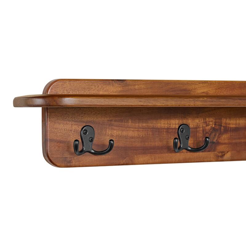 Calais Coat Hook, Warm Chestnut