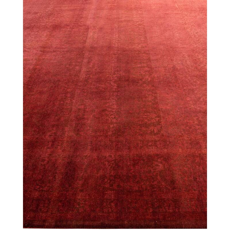 Fine Vibrance One-of-a-Kind Hand-Knotted Area Rug - Pink, 9' 4" x 11' 10" - 9' 4" x 11' 10"