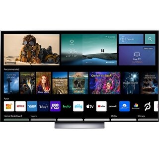 LG 65" Class C2 Series OLED 4K evo Smart TV (OLED65C2PUA, 2022) - Ivory Sofa-Headboard-Bench Complete - L