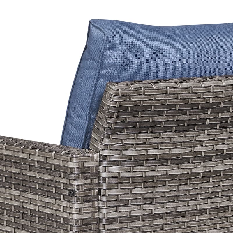 Gymojoy 3-Seat Outdoor Sofa, All-Weather PE Wicker
