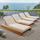 Option Sandblast Teak+Cream/4-Piece