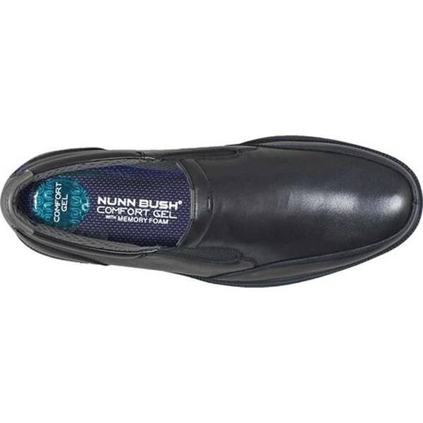 Shop Nunn Bush Men S Myles St Moc Toe Slip On Black Leather