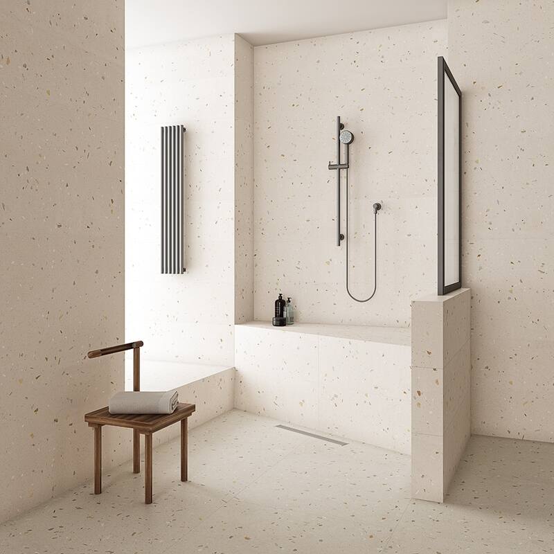 Terrazzo 24x24 Matte Stone Look Porcelain Tile - Floor, Wall - Large Format