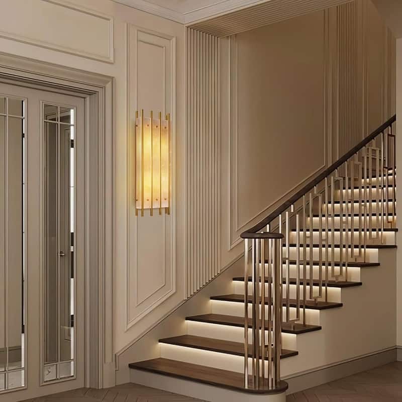 KAYLA Modern Chandelier 54 in Alabaster Chandelier