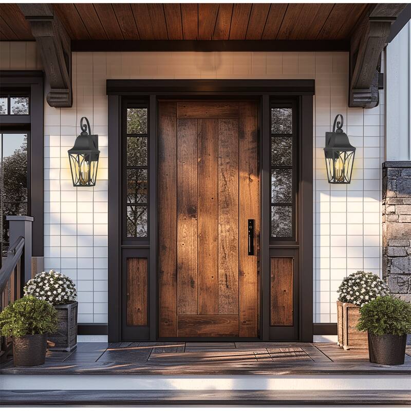 The Great Outdoors 73352 Cardigan 2 Light 21" Tall Outdoor Wall Sconce